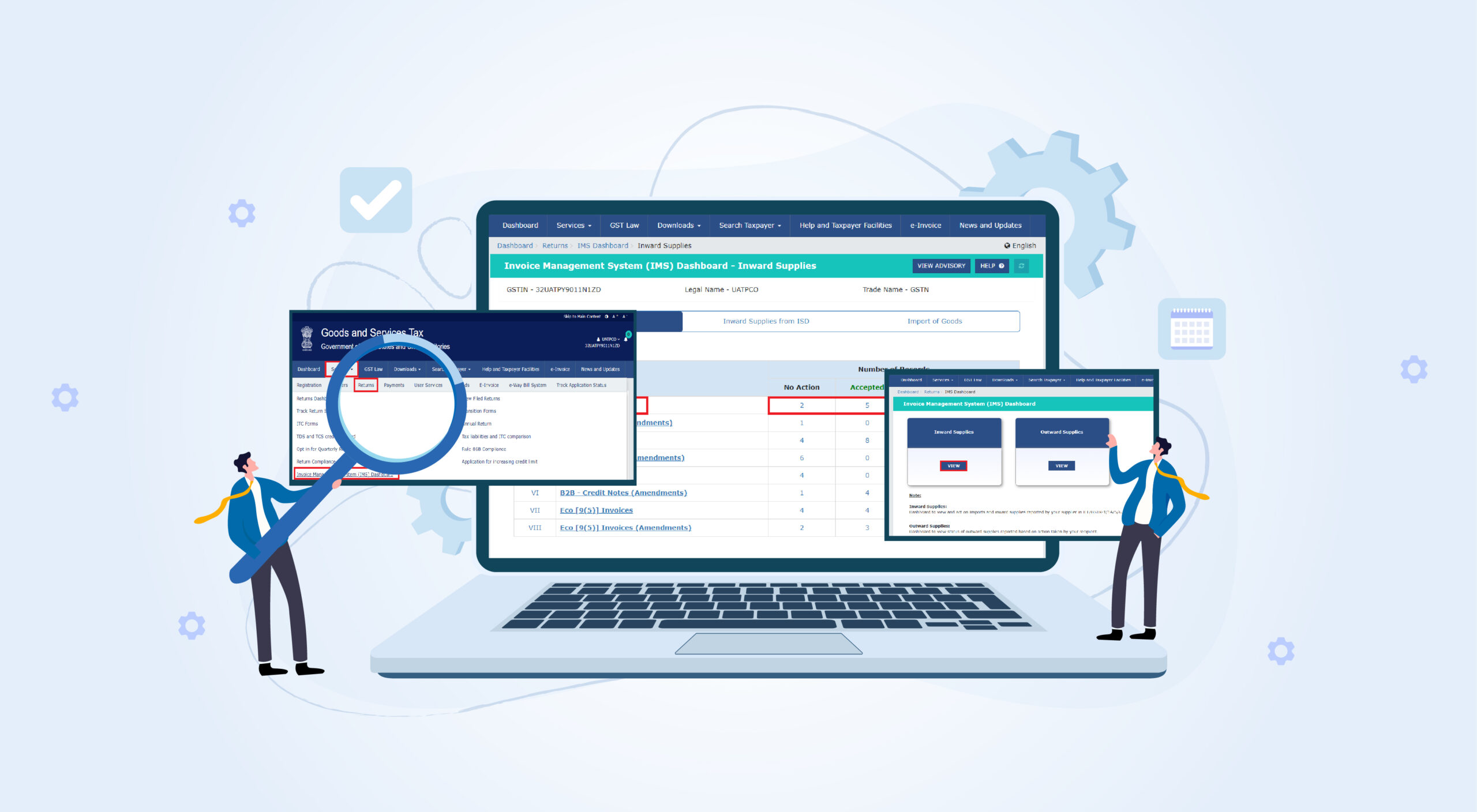 A Step-by-Step Guide on How to Use IMS in GST Portal