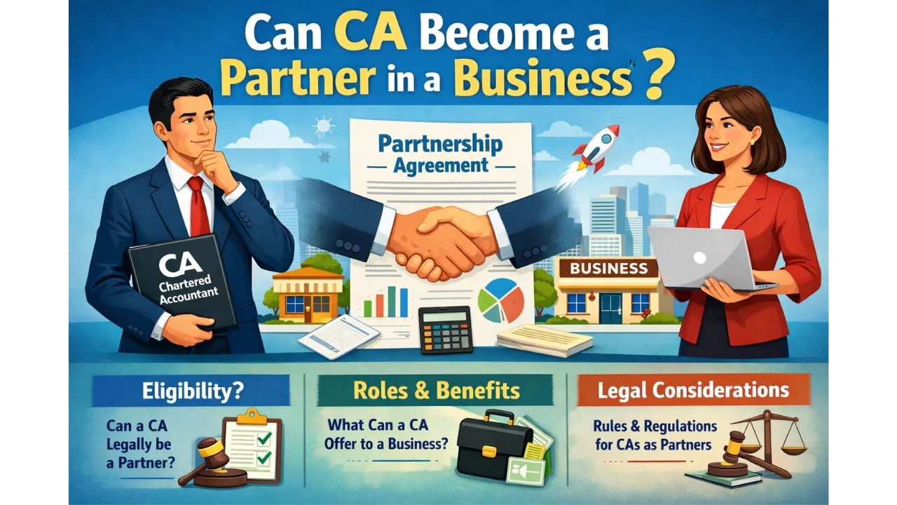 Can CA become a partner