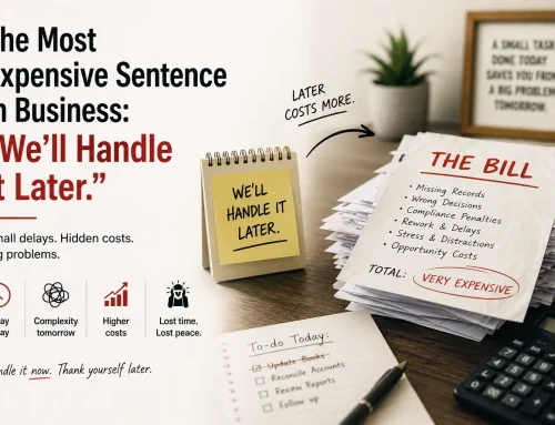 The Most Expensive Sentence in Business: “We’ll Handle It Later.”