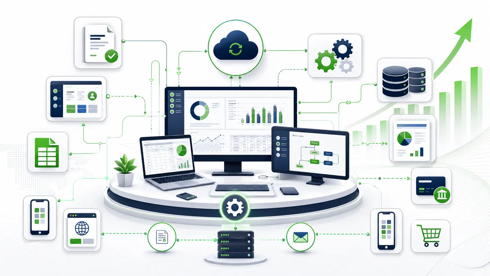 TallyPrime API integration connecting accounting data with business applications